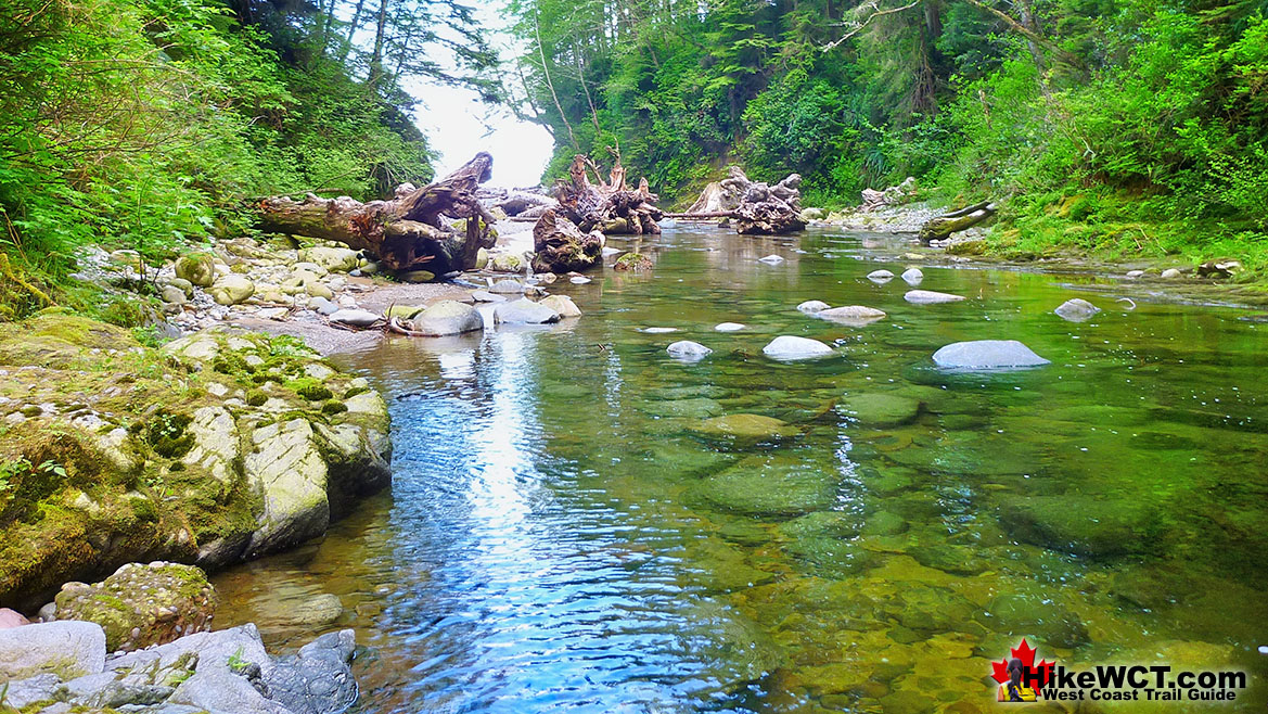 Amazing Darling Falls on the West Coast Trail