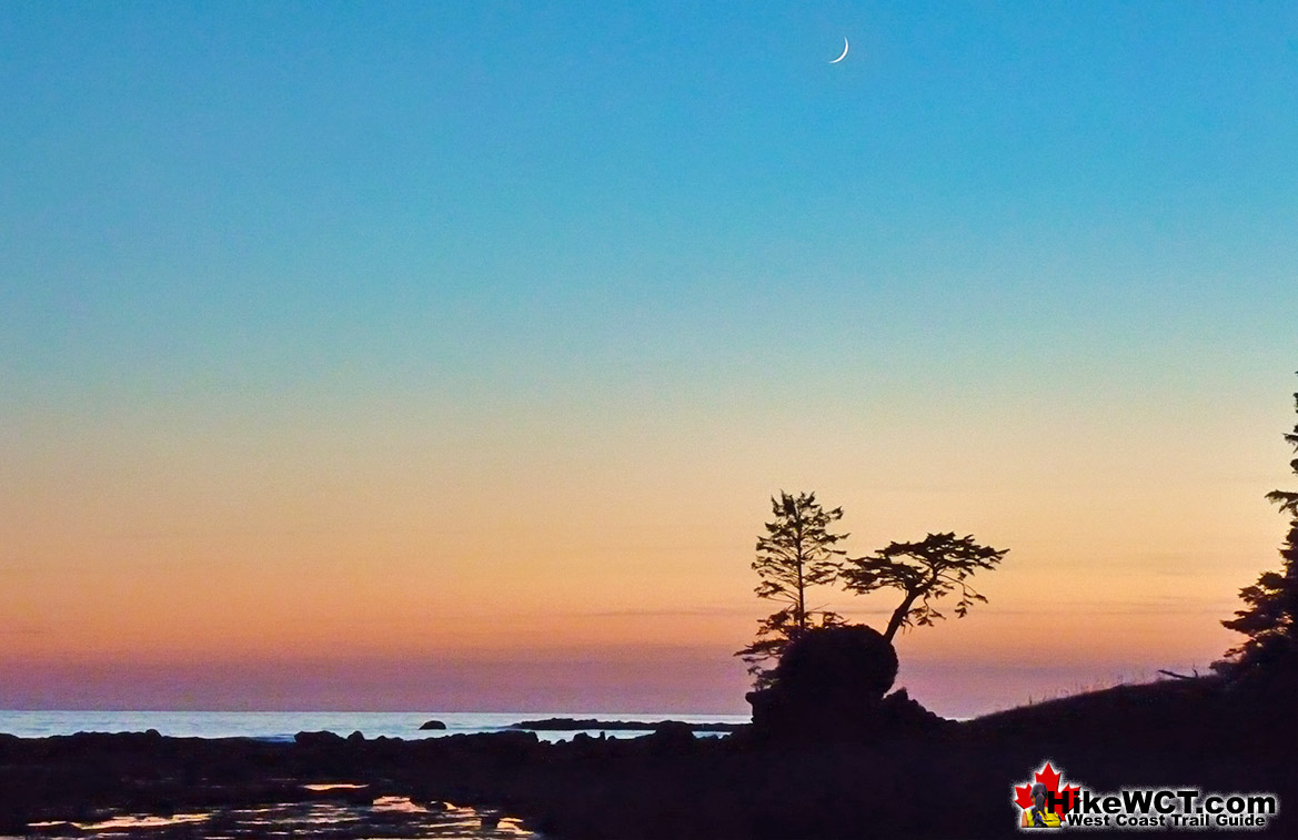 Bonilla Campsite Sunset View