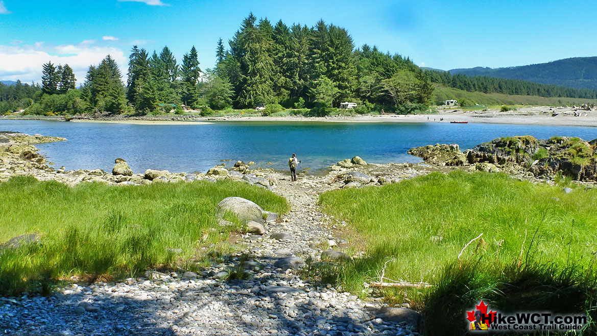 The End of West Coast Trail at 75km