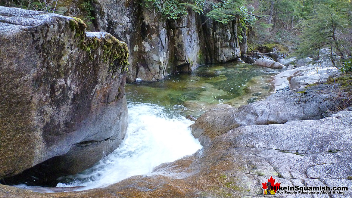 Upper Shannon Falls in Squamish