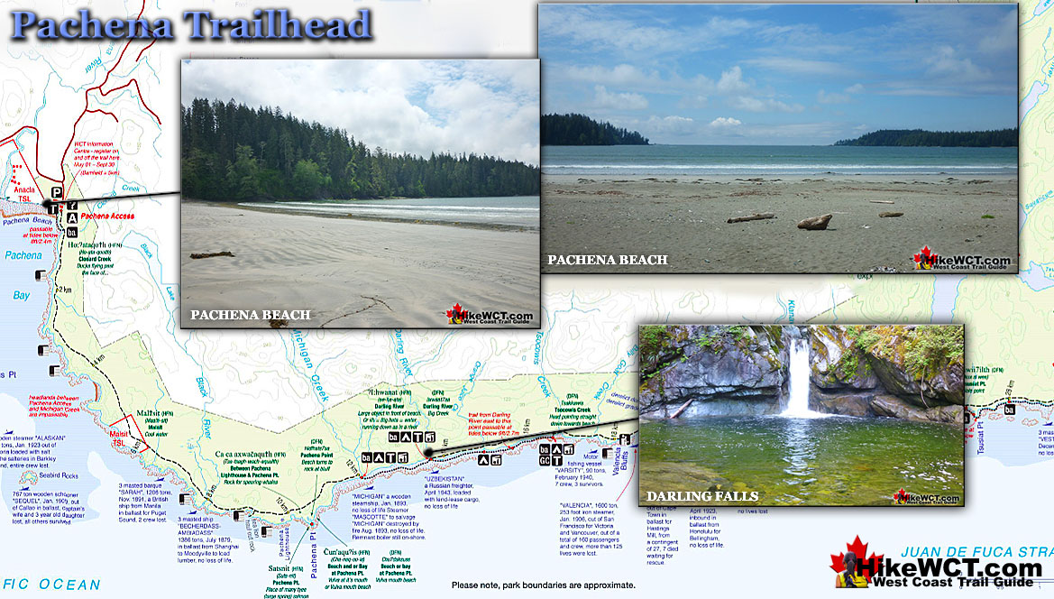 Pachena Trailhead Map West Coast Trail